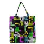 Drawn squares                                                     Grocery Tote Bag