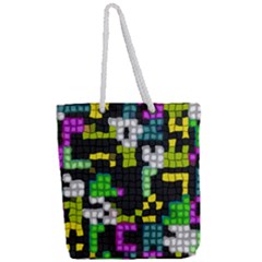 Full Print Rope Handle Tote (Large) 