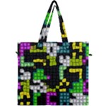 Drawn squares                                                     Canvas Travel Bag