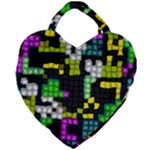 Drawn squares                                                     Giant Heart Shaped Tote