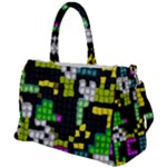 Drawn squares                                                     Duffel Travel Bag