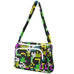 Drawn squares                                                   Front Pocket Crossbody Bag