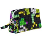 Drawn squares                                                  Wristlet Pouch Bag (Large)