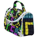 Drawn squares                                                  Satchel Handbag