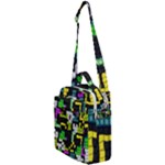 Drawn squares                                                  Crossbody Day Bag