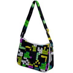 Zip Up Shoulder Bag 