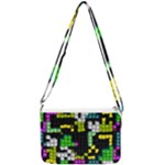 Drawn squares                                                 Double Gusset Crossbody Bag