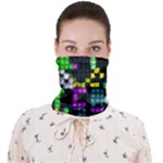 Drawn squares                                                 Face Covering Bandana (Adult)