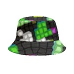 Drawn squares                                                 Bucket Hat