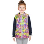 Green blue texture                                                     Kid s Hooded Puffer Vest