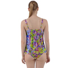 Twist Front Tankini Set 