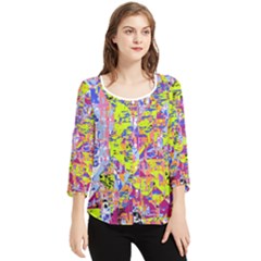 Chiffon Quarter Sleeve Blouse 