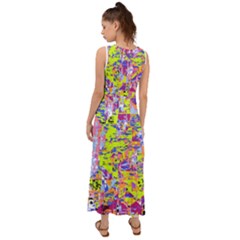 V-Neck Chiffon Maxi Dress 