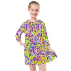 Kids  Quarter Sleeve Shirt Dress 