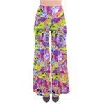 Green blue texture                                                     Women s Chic Palazzo Pants