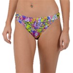 Green blue texture                                                     Band Bikini Bottom