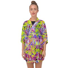 Half Sleeve Chiffon Kimono 