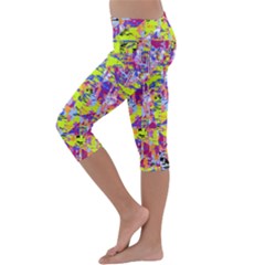 Kids  Lightweight Velour Capri Leggings  