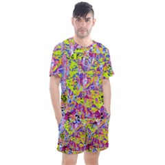 Men s Mesh T-Shirt and Shorts Set 