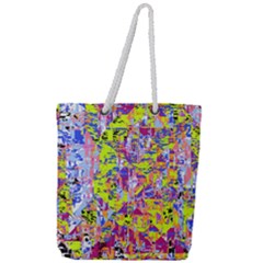 Full Print Rope Handle Tote (Large) 