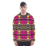 Pink yellow green shapes                                                       Mesh Lined Wind Breaker (Men)