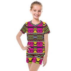 Kids  Mesh T-Shirt and Shorts Set 