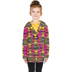 Kids  Double Breasted Button Coat 