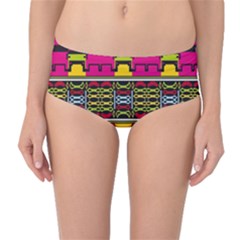 Mid-Waist Bikini Bottoms 