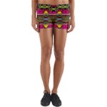 Pink yellow green shapes                                                     Yoga Shorts