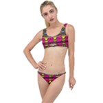 Pink yellow green shapes                                                      The Little Details Bikini Set