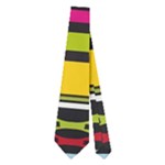 Pink yellow green shapes                                                       Necktie