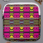 Pink yellow green shapes                                                       Mini Square Pouch