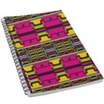 Pink yellow green shapes                                                       5.5  x 8.5  Notebook New