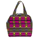 Pink yellow green shapes                                                    Boxy Hand Bag