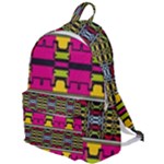 Pink yellow green shapes                                                    The Plain Backpack