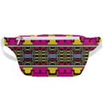 Pink yellow green shapes                                                   Waist Bag