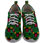 Rectangles on a green background                                                    Mens Athletic Shoes