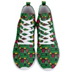 Rectangles on a green background                                                       Men s Lightweight High Top Sneakers