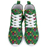 Rectangles on a green background                                                       Women s Lightweight High Top Sneakers