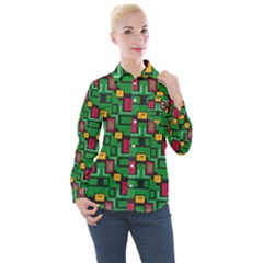 Women s Long Sleeve Pocket Shirt 