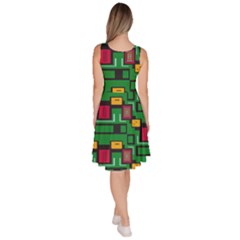 Knee Length Skater Dress With Pockets 