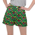 Rectangles on a green background                                                       Stretch Ripstop Shorts