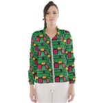 Rectangles on a green background                                                        Wind Breaker (Women)