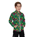 Rectangles on a green background                                                        Wind Breaker (Kids)