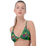 Rectangles on a green background                                                       Knot Up Bikini Top