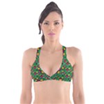 Rectangles on a green background                                                       Plunge Bikini Top