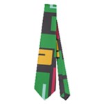 Rectangles on a green background                                                        Necktie