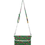 Rectangles on a green background                                                        Mini Crossbody Handbag