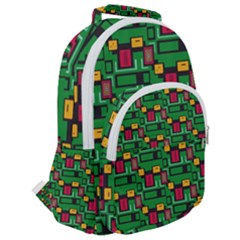 Rounded Multi Pocket Backpack 