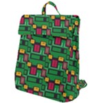 Rectangles on a green background                                                     Flap Top Backpack